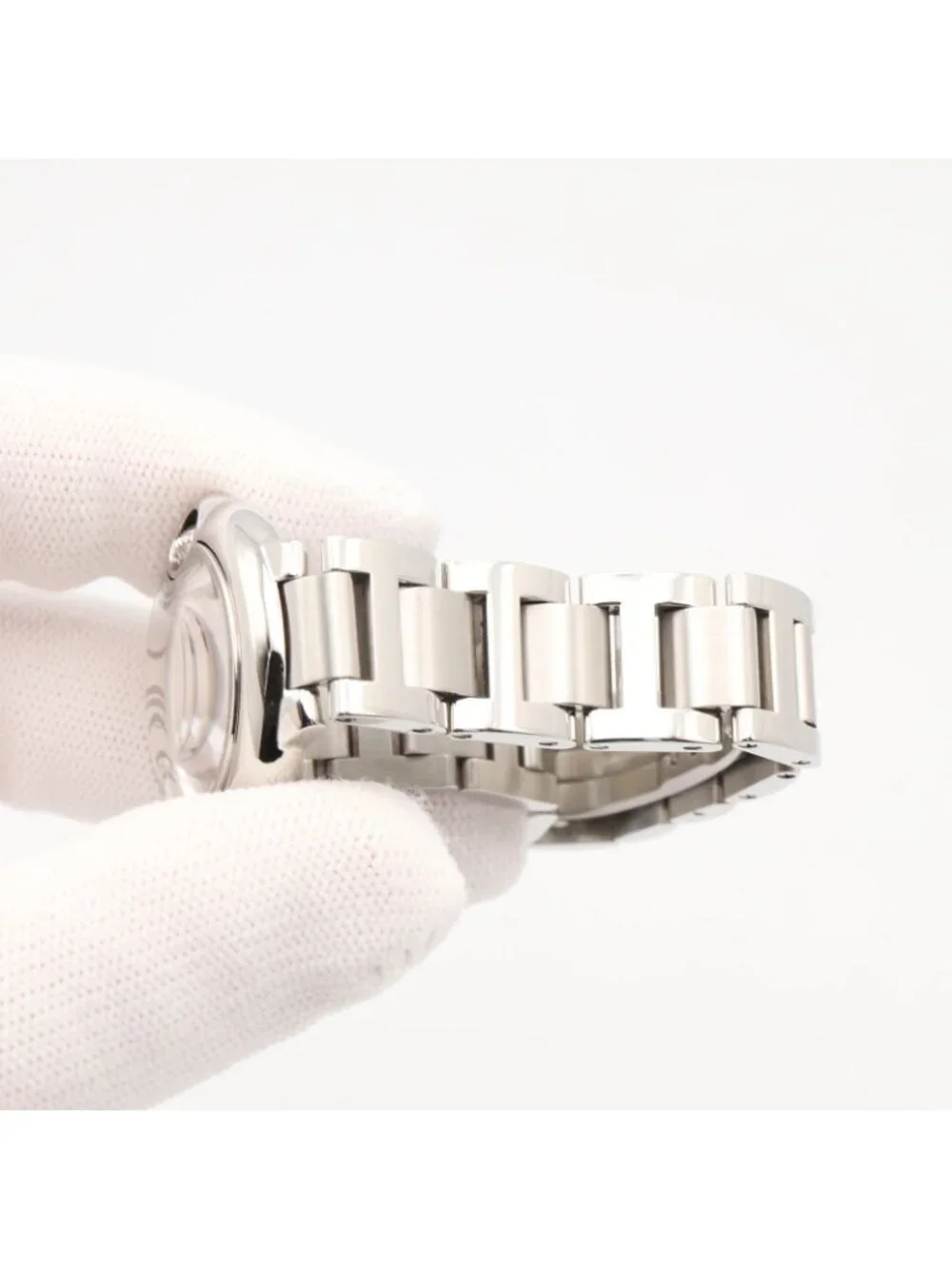 Cartier Watch Baron Blue SM Silver Stainless Steel